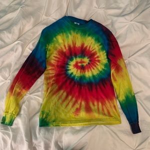 Colortone long sleeve tie dye shirt